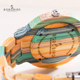 Buy Wooden Couples Multi Blue Coloured Watch for Him or for Her Boxed and get Free Shipping Australia Wide | Wooden Watch | Buy Confidently from Smart Sales Australia