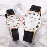 Buy Roman Numeral Couples Watches with Leather Strap and get Free Shipping Australia Wide | Leather Band | Buy Confidently from Smart Sales Australia