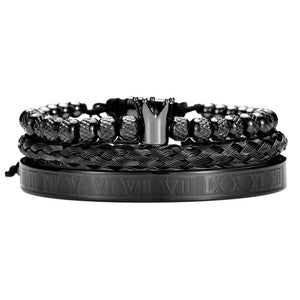 Buy Luxury Roman Royal Crown Men's Bracelet and get Free Shipping Australia Wide | Clothing | Buy Confidently from Smart Sales Australia