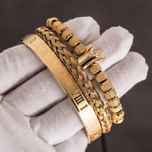 Buy Luxury Roman Royal Crown Men's Bracelet and get Free Shipping Australia Wide | Clothing | Buy Confidently from Smart Sales Australia
