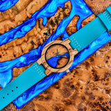 Buy Blue and Black Unique Handmade Wooden Couples Watch Set and get Free Shipping Australia Wide | Wooden Watch | Buy Confidently from Smart Sales Australia