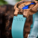 Buy Blue and Black Unique Handmade Wooden Couples Watch Set and get Free Shipping Australia Wide | Wooden Watch | Buy Confidently from Smart Sales Australia