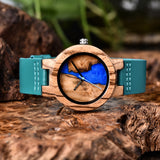 Buy Blue and Black Unique Handmade Wooden Couples Watch Set and get Free Shipping Australia Wide | Wooden Watch | Buy Confidently from Smart Sales Australia