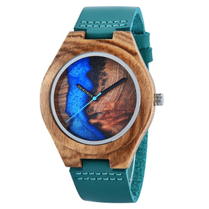 Buy Blue and Black Unique Handmade Wooden Couples Watch Set and get Free Shipping Australia Wide | Wooden Watch | Buy Confidently from Smart Sales Australia