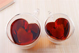 Buy Heart Shaped Double Wall Glass Mug with Heat Resisitance and get Free Shipping Australia Wide |  | Buy Confidently from Smart Sales Australia