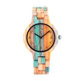 Buy Wooden Couples Multi Blue Coloured Watch for Him or for Her Boxed and get Free Shipping Australia Wide | Wooden Watch | Buy Confidently from Smart Sales Australia