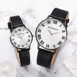 Buy Roman Numeral Couples Watches with Leather Strap and get Free Shipping Australia Wide | Leather Band | Buy Confidently from Smart Sales Australia