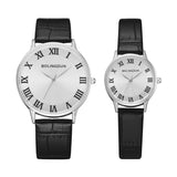 Buy Roman Numeral Couples Watches with Leather Strap and get Free Shipping Australia Wide | Leather Band | Buy Confidently from Smart Sales Australia