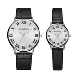 Buy Roman Numeral Couples Watches with Leather Strap and get Free Shipping Australia Wide | Leather Band | Buy Confidently from Smart Sales Australia